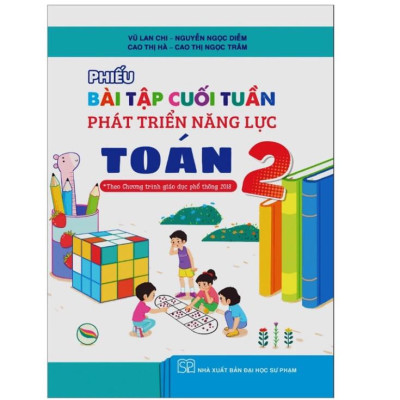Sách - Combo Phiếu bài tập cuối tuần phát triển năng lực Toán + Tiếng Việt lớp 2 ( Kết Nối )