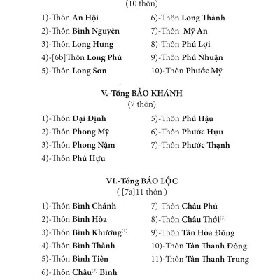 Nam Kỳ Địa Hạt Tổng Thôn Danh Hiệu Mục Lục - San Định Năm Nhâm Thìn 1892