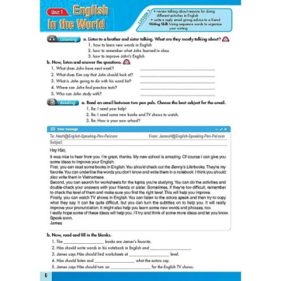 Tiếng Anh Lớp 9 - I-Learn Smart World - Workbook