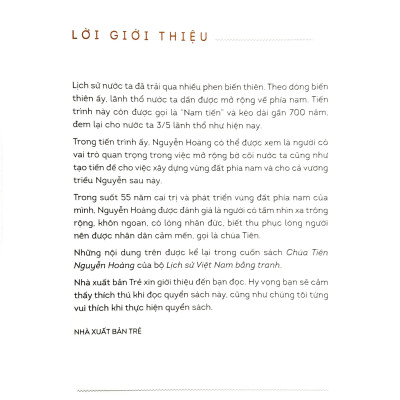 Lịch Sử Việt Nam Bằng Tranh - Chúa Tiên Nguyễn Hoàng