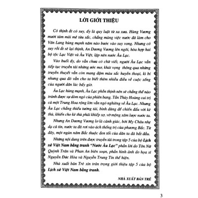 Lịch Sử Việt Nam Bằng Tranh -  Tập 05: Nước Âu Lạc  (Tái Bản 2022)