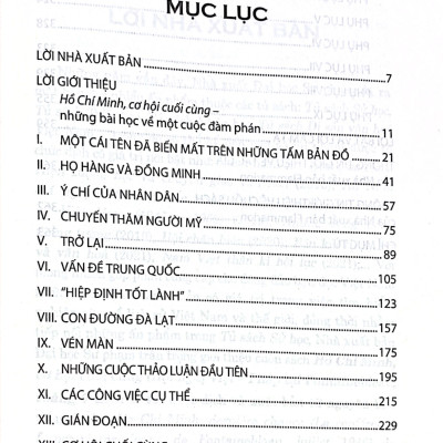 Hồ Chí Minh Cơ Hội Cuối Cùng (Bìa mềm)