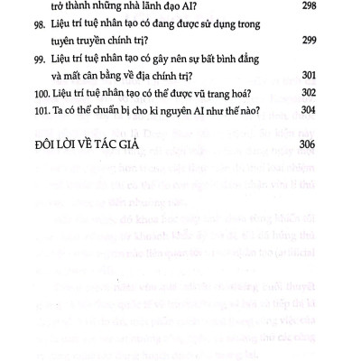 AI - Trí Tuệ Nhân Tạo - 101 Điều Cần Biết Về Tương Lai (Tái Bản 2023)
