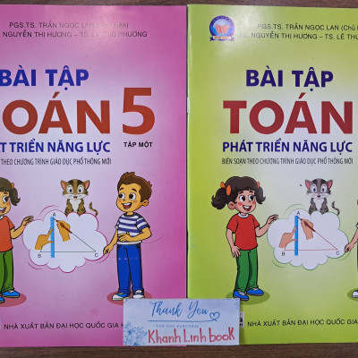 Sách - Bài tập Toán 5 Phát triển năng lực - tập 1 (Cánh diều)