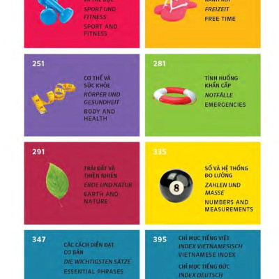 Pons General Reference – Trilingual Visual Dictionary Vietnamese – German – English