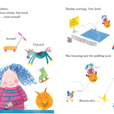 Sách Tranh Song Ngữ - Vera Jewel Đi Học Muộn