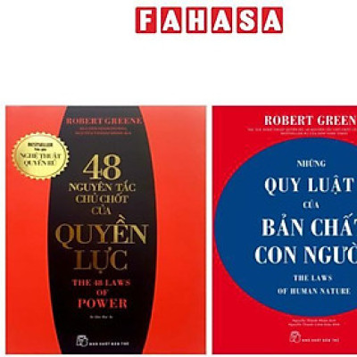 Sách - Combo Sách 48 Nguyên Tắc Chủ Chốt Của Quyền Lực + Những Quy Luật Của Bản Chất Con Người (Bộ 2 Cuốn)