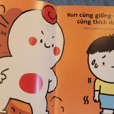 Sách Ehon Miu Bé Nhỏ Phần 3 Song Ngữ - Đừng Bắt Nạt Nhé