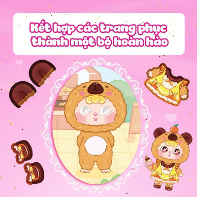 Sách - Mini Fashion - Baby Three - Bóc Dán Hơn 100+ Stickers Váy, Phụ Kiện Xinh Đẹp Cho Bé Gái - Megabook