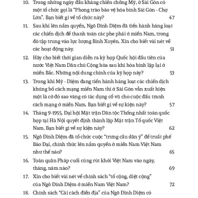 Hỏi Đáp Lịch Sử Việt Nam, Tập 8: Cuộc Kháng Chiến Chống Mỹ Cứu Nước (1954 - 1965)