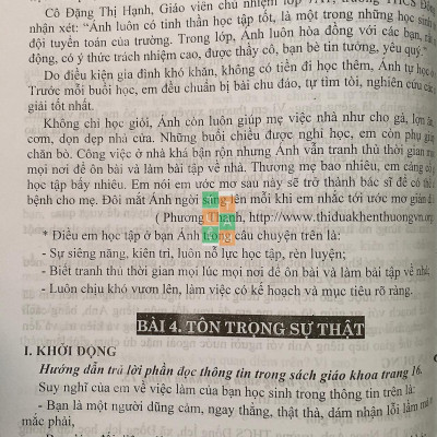 Sách - Hướng dẫn trả lời câu hỏi và bài tập Giáo dục công dân lớp 6 (Chân trời sáng tạo)