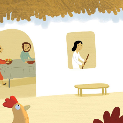 Sách - Gà Trống Clêrô Và Thánh Phêrô - Truyện Tranh Kinh Thánh Song Ngữ Việt Anh - Bayard Việt Nam