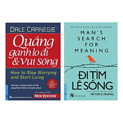 Combo Đi Tìm Lẽ Sống (Tái Bản) + Quẳng Gánh Lo Đi Và Vui Sống (2 Cuốn)
