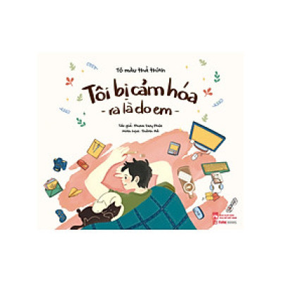 Sách Tô Màu Chữa Lành - Tôi Bị Cảm Hóa Ra Là Do Em - TIME