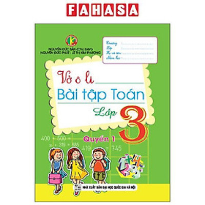 Sách - Vở Ô Li Bài Tập Toán Lớp 3 - Quyển 1