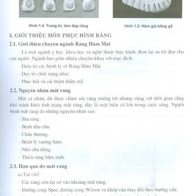 Phục Hình Răng Cố Định (Dùng Cho Sinh Viên Răng Hàm Mặt)