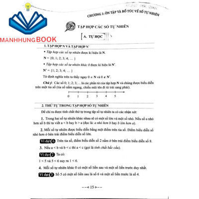Sách: Tự Học Nâng Cao Kiến Thức Toán Lớp 6 (TB)