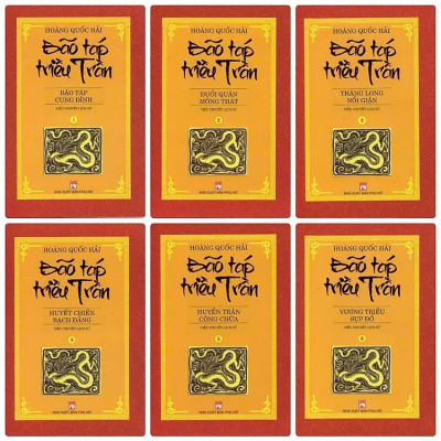 Bão táp triều Trần bộ hộp 6 cuốn - Tiểu thuyết lịch sử Việt Nam - Hoàng Quốc Hải