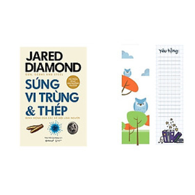 Súng, Vi Trùng Và Thép - Guns, Germs And Steel (Tái Bản) (Quà Tặng Card đánh dấu sách đặc biệt)