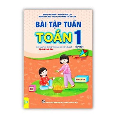 Sách - Bài Tập Tuần Toán 1 tập 1 - Biên soạn theo chương trình GDPT mới - Cánh Diều