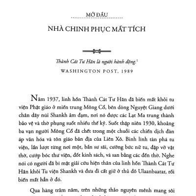 Thành Cát Tư Hãn Và Sự Hình Thành Thế Giới Hiện Đại (Tái Bản 2023)