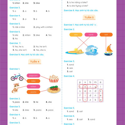 Phiếu Bài Tập Cuối Tuần Tiếng Anh 2 - Global Success (35 Tuần Học) (MEGA)