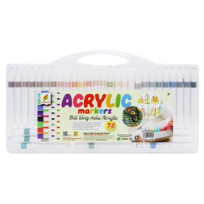 Sách Bộ 4 Cuốn Cổ Tích Gần Nhà + 72 Bút Lông Màu Acrylic - Vanlangbooks x Colormate