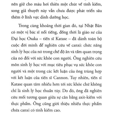 Axit Và Kiềm Trong Thực Dưỡng