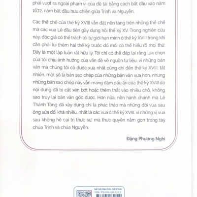 Thể chế công ở Việt Nam Thế kỷ XVIII (Bìa mềm)
