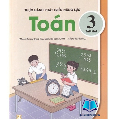 Sách - Combo Thực hành phát triển năng lực Toán 3 tập 1 + 2 (Theo chương trình GDPT 2018 - Hỗ trợ học buổi 2)