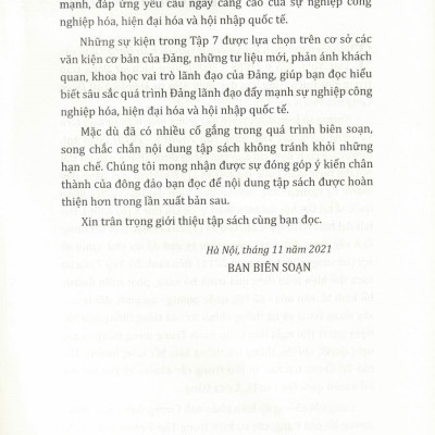 Combo Biên Niên Sự Kiện Lịch Sử Đảng Cộng Sản Việt Nam (1930 - 2000) 7 tập  - Bìa cứng