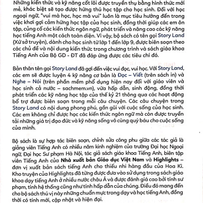 Story Land - Bổ Trợ Kỹ Năng Tiếng Anh 9 (Quyển 1)