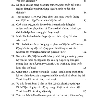 Hỏi Đáp Lịch Sử Việt Nam, Tập 8: Cuộc Kháng Chiến Chống Mỹ Cứu Nước (1954 - 1965)