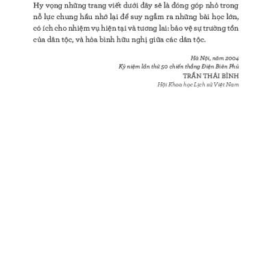 Điện Biên Phủ - Nhớ Lại Để Suy Ngẫm - TRE