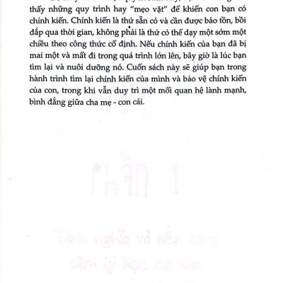Nuôi Dạy Em Bé Có Chính Kiến