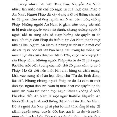 Nguyễn An Ninh - Không ăn mày tự do (bản in 2024)