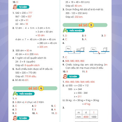 Phiếu Ôn Hè Toán Lớp 2 - Hành Trang Vững Kiến Thức Lên Lớp 3 (MEGA)
