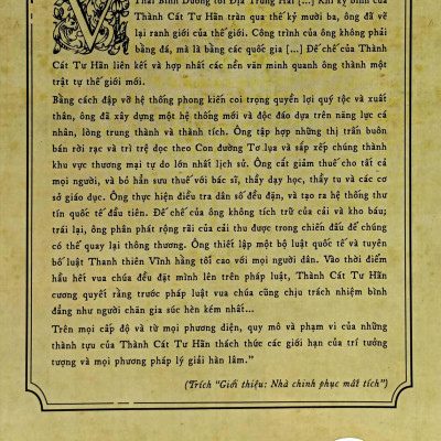 Thành Cát Tư Hãn Và Sự Hình Thành Thế Giới Hiện Đại (Tái Bản 2023)