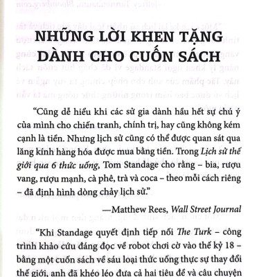 Lịch Sử Thế Giới Qua 6 Thức Uống - A History Of The World In 6 Glasses