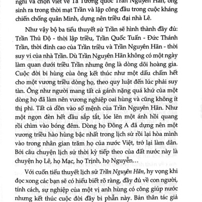 Tiểu Thuyết Lịch Sử - Trần Nguyên Hãn