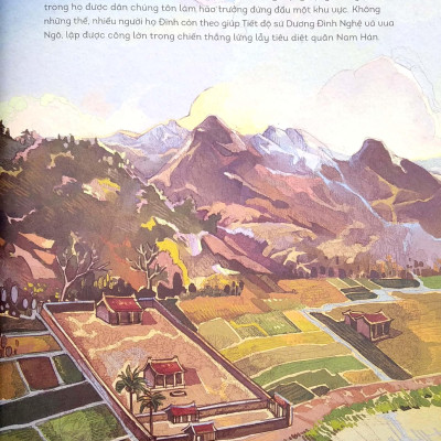 Lịch Sử Việt Nam Bằng Tranh - Cờ Lau Vạn Thắng Vương (Bản Màu)