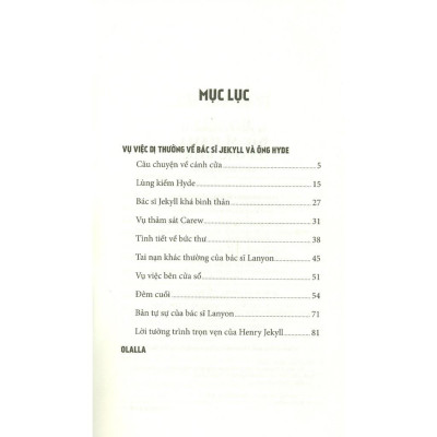 Vụ Việc Dị Thường Về Bác Sĩ Jekyll Và Ông Hyde