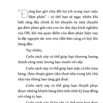 Đừng bao giờ chia đôi lợi ích trong mọi cuộc đàm phán_Al