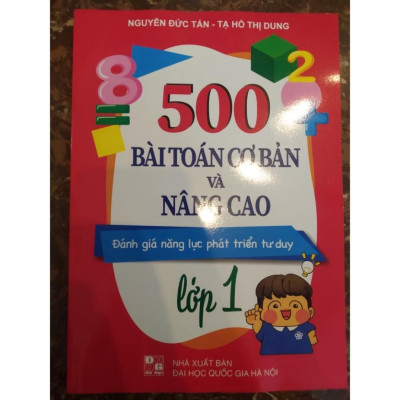 Sách 500 Bài Toán Cơ Bản Và Nâng Cao Lớp 1