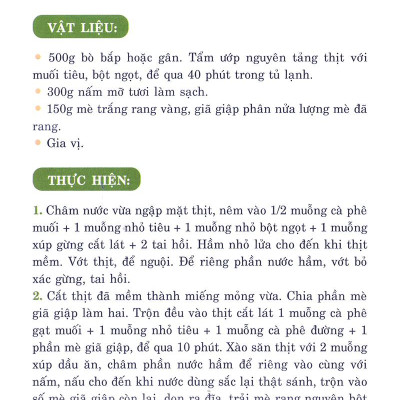 Nấu Ăn Ngon - Các Món Nấu