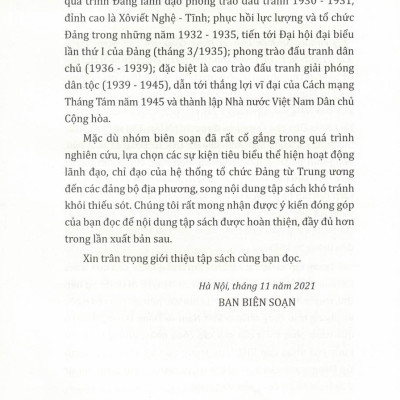 Combo Biên Niên Sự Kiện Lịch Sử Đảng Cộng Sản Việt Nam (1930 - 2000) 7 tập  - Bìa cứng