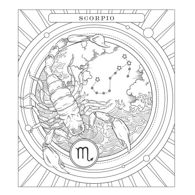 Sách Tô Màu Chiêm Tinh - Tô Màu Theo Cách Của Bạn Để Khai Mở Trực Giác Diệu Kỳ