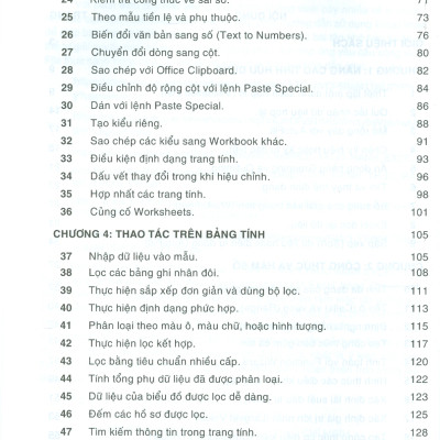 Tin Học Cho Mọi Người - Tự Học Nhanh Excel Bằng Hình Ảnh (Dùng cho các phiên bản 2021-2019-2016-2013; Hơn 100 câu hỏi thường gặp khi làm việc với Excel; Thực hành excel với các hướng dẫn từng bước)