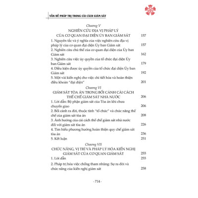Vấn đề pháp trị trong cải cách giám sát