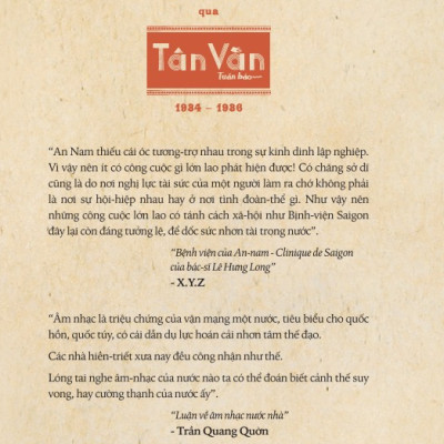Nam Kỳ qua Tân Văn tuần báo (1934-1936)